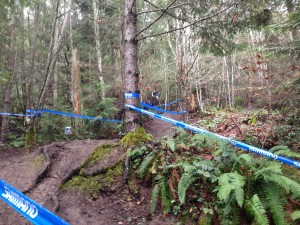 Can you spot Luke Strobel hucking the final step down?  PULL!  