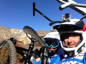 The fateful last chair ride...  Glad you're OK, Josh.  